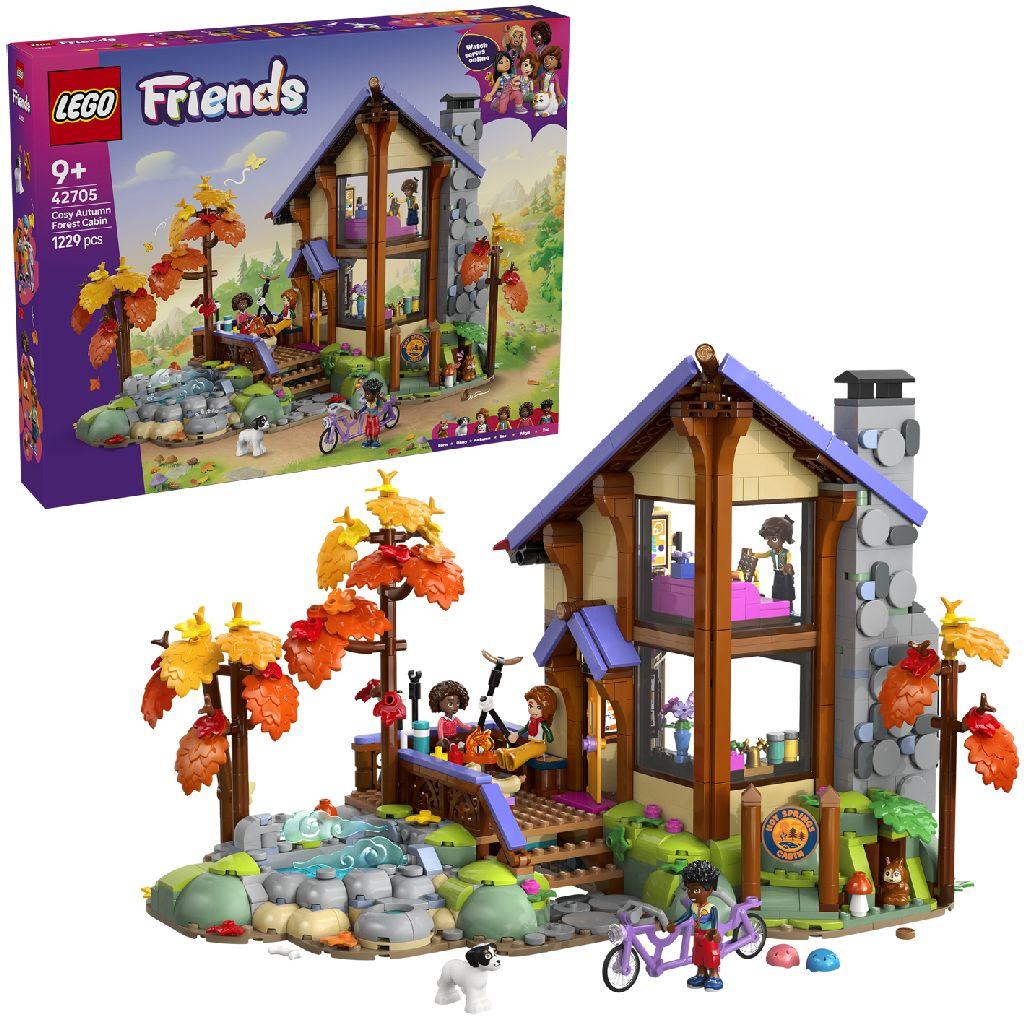 LEGO 42705 Friends Gezellige Boshut Herfst