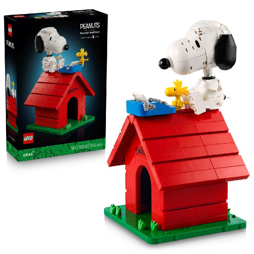 LEGO 21368 Ideas Peanuts Snoopy Hondenhok