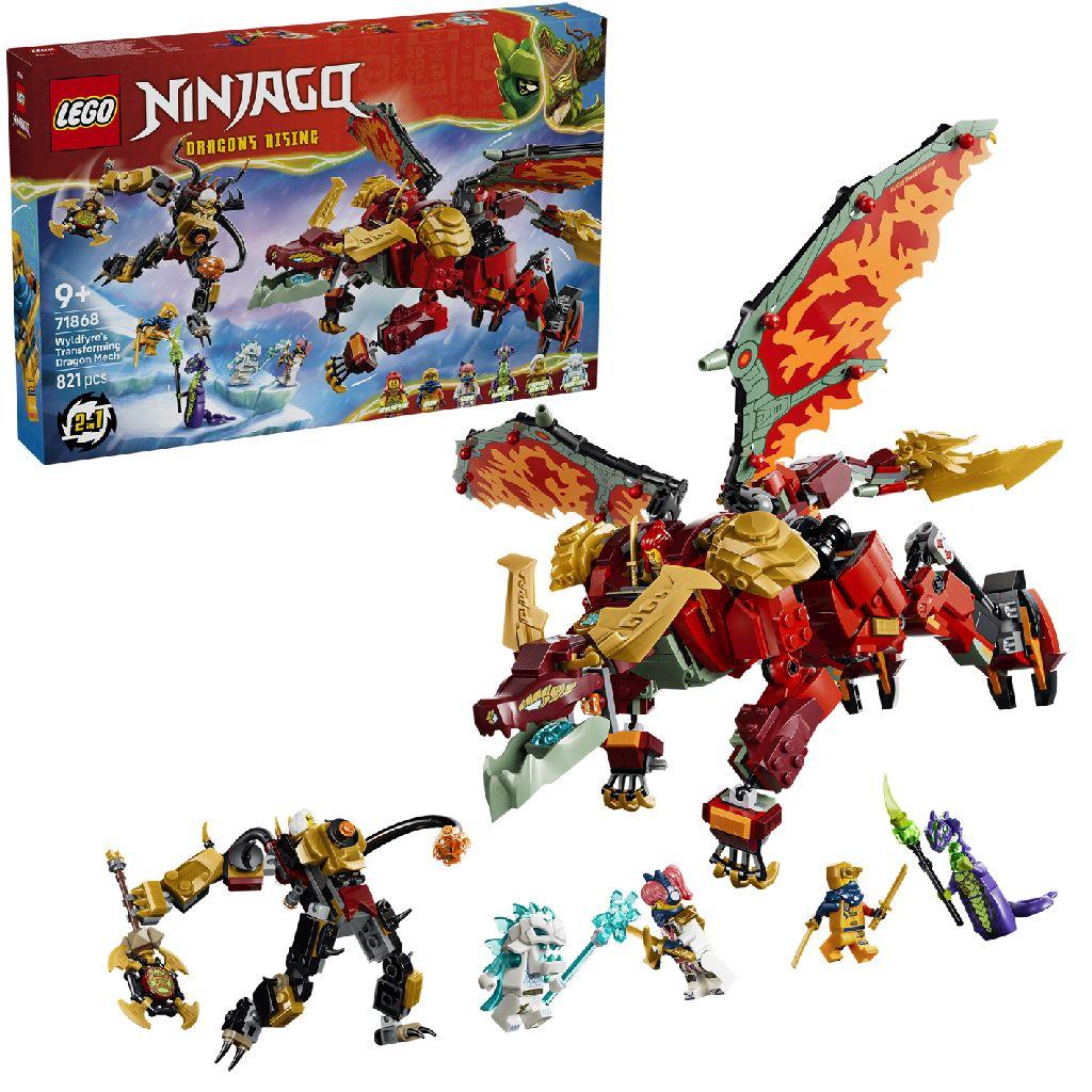 LEGO 71868 Ninjago Wyldfyre Transform Drakenmecha
