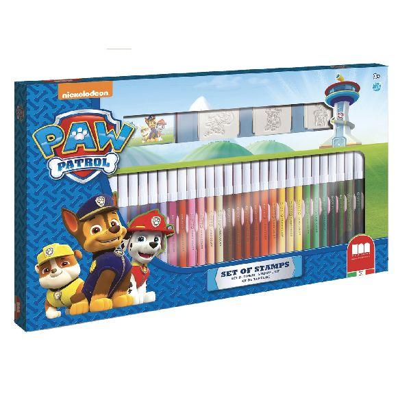 PAW Patrol Stiften- en Stempelset - 41 Delig