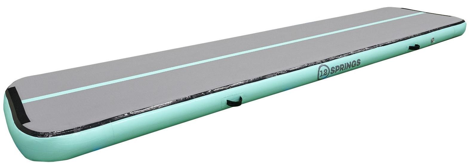 12SPRINGS Airtrack - 400 x 100 x 20 cm Plus - Groen