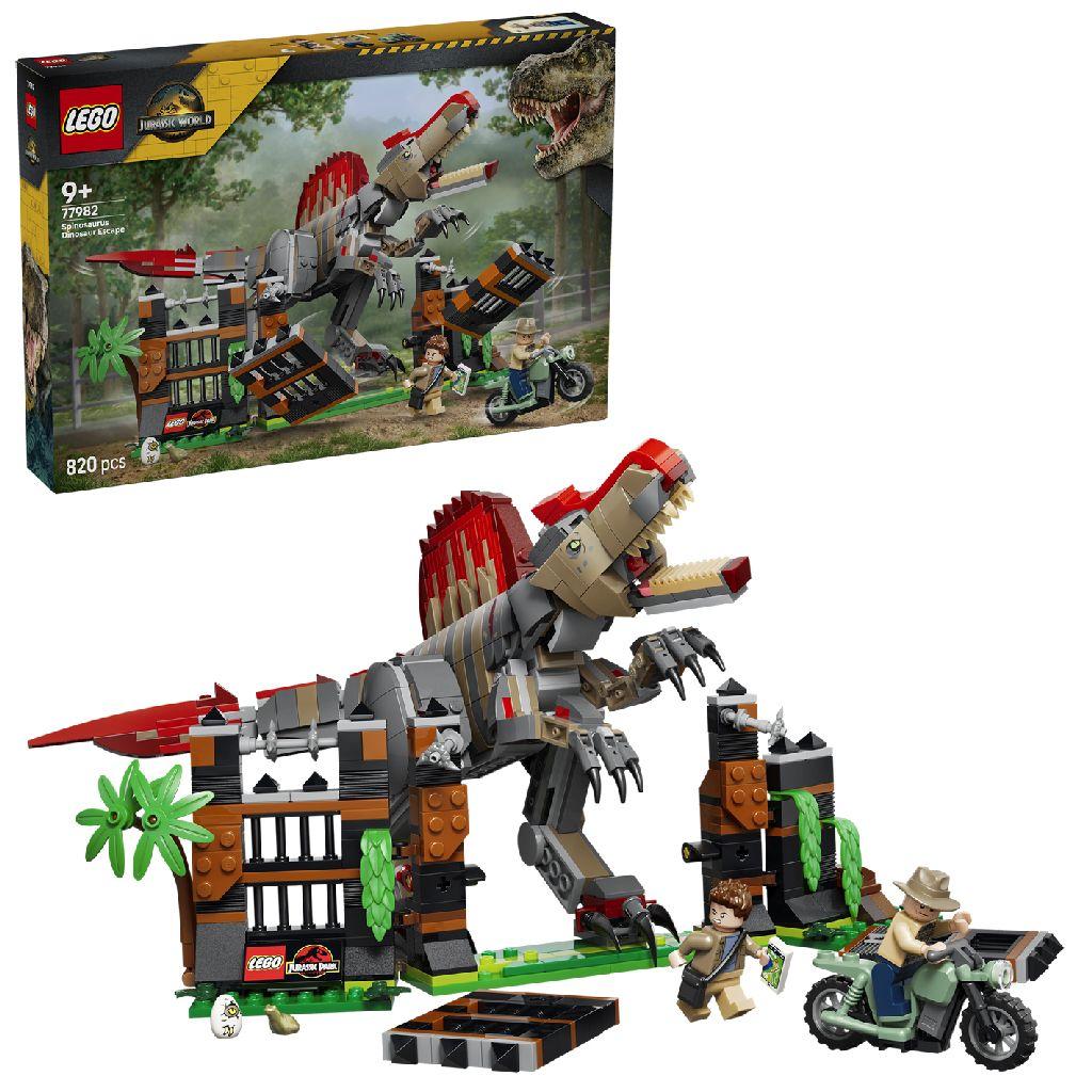 LEGO 77982 Jurassic World Spinosaurus Ontsnapping