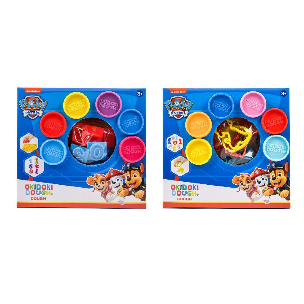 PAW Patrol Okidoki Dough - Speelklei - Vormen & Nummers - Prijs per Stuk