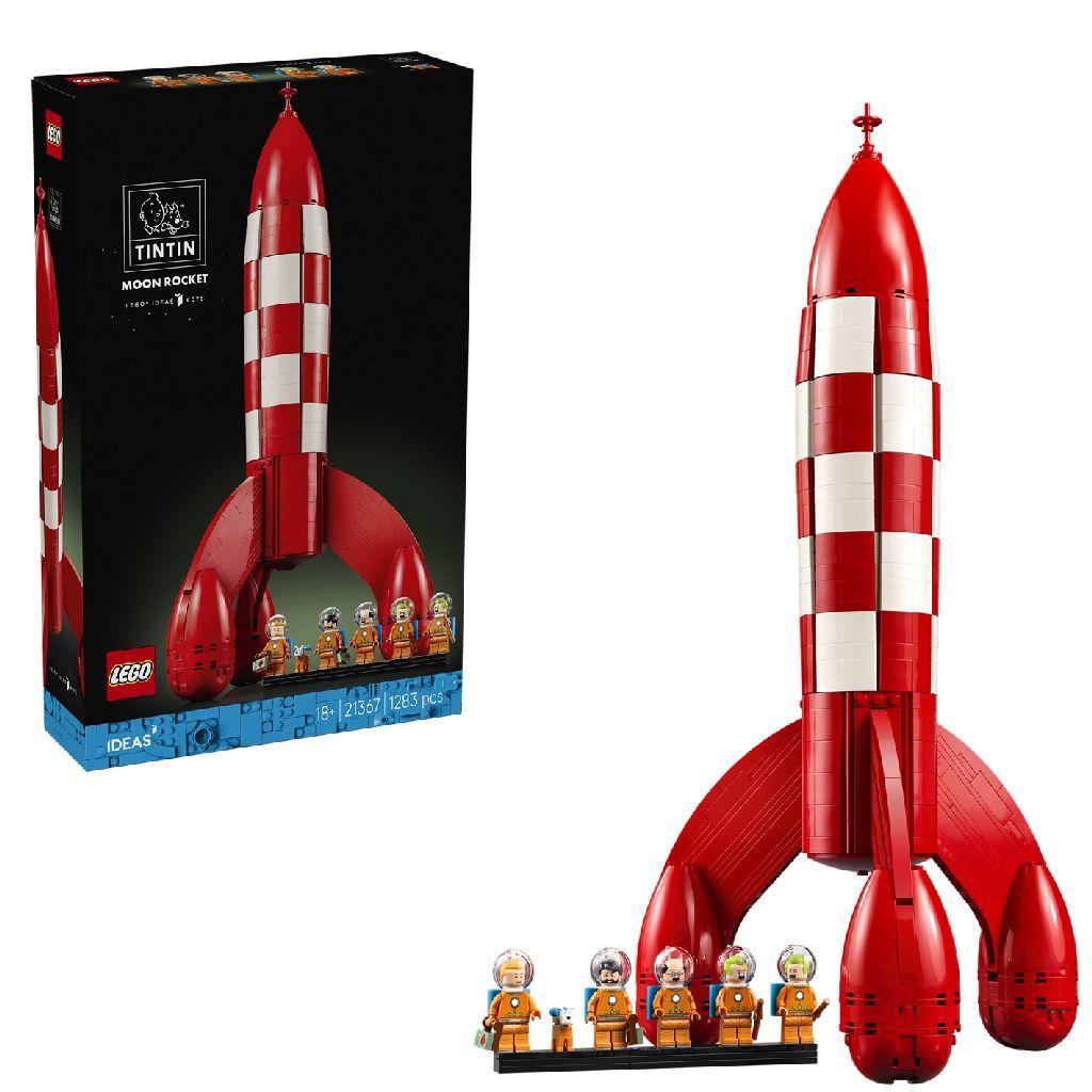 LEGO 21367 Ideas Tintin Maanraket