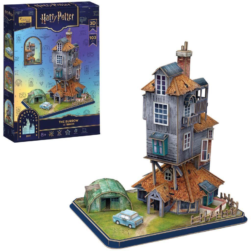 Cubic Fun 3d Puzzel Harry Potter The Burrow