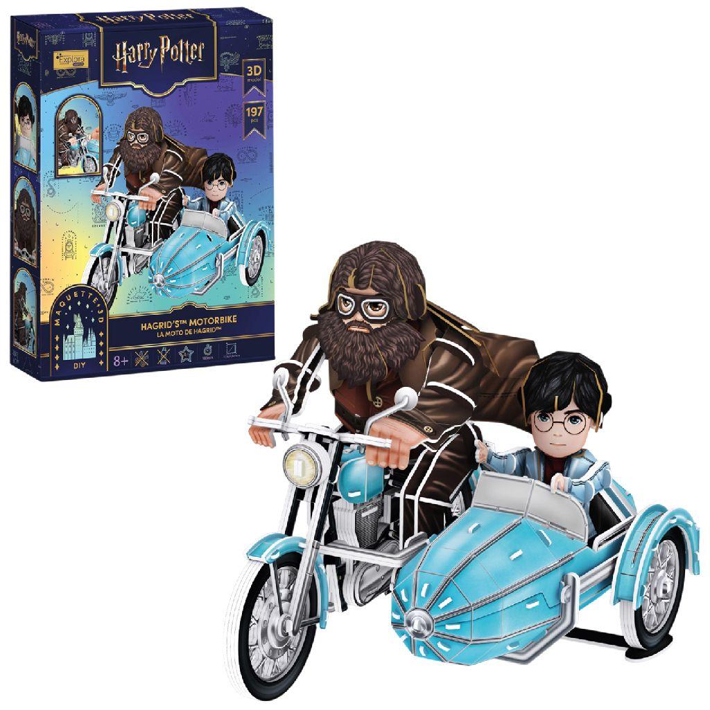 Cubic Fun 3d Puzzel Harry Potter Hagrid Motorfiets