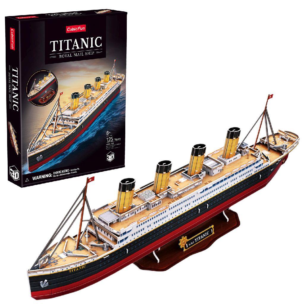 Cubic Fun 3d Puzzel Titanic Maat M