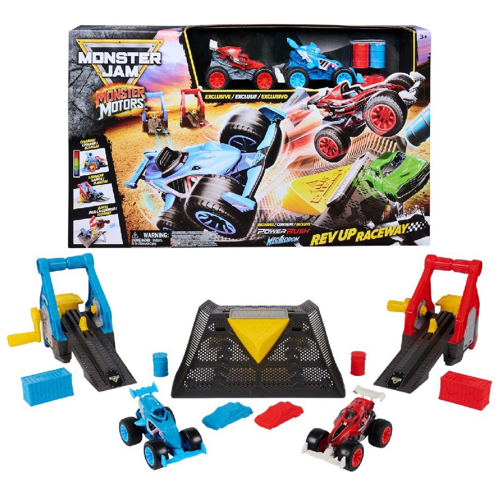 Monster Jam 1:64 Monster Motors Rev Up Raceway