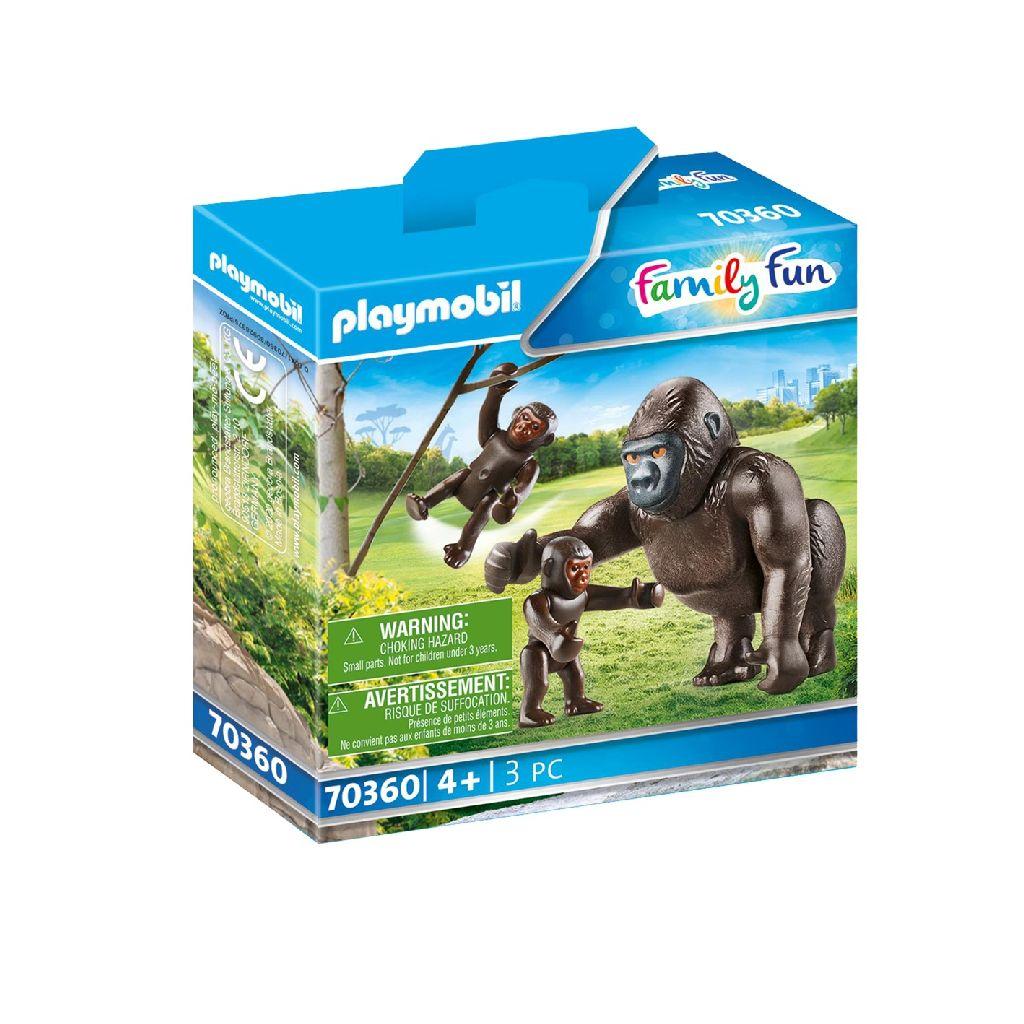70360 PLAYMOBIL Family Fun - Gorilla met Babies