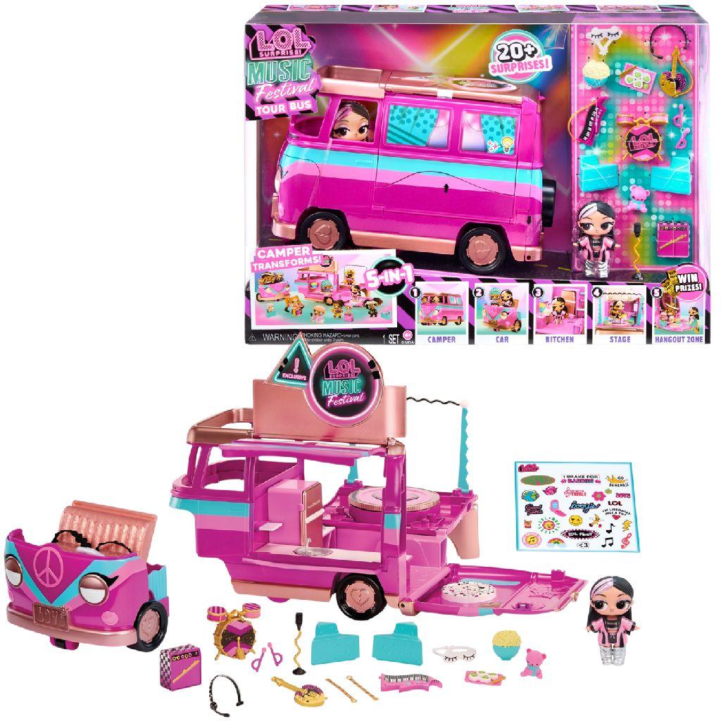 LOL Surprise OMG Music Festival Tour Bus