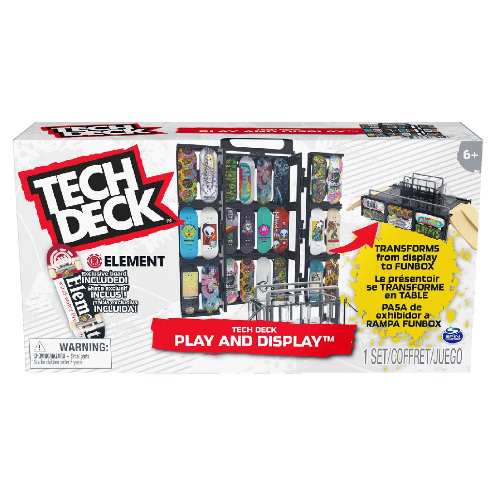Tech Deck Play Skate Shop Play & Display - Fingerboards - Opbergkoffer
