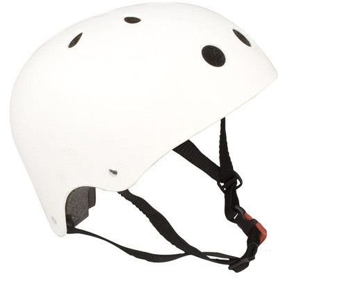 Nijdam Skate Helm Aggressive - Maat L - 58-60cm - Wit