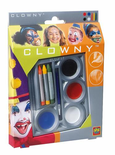 SES Clowny Schmink 4+3 kleuren setje 1
