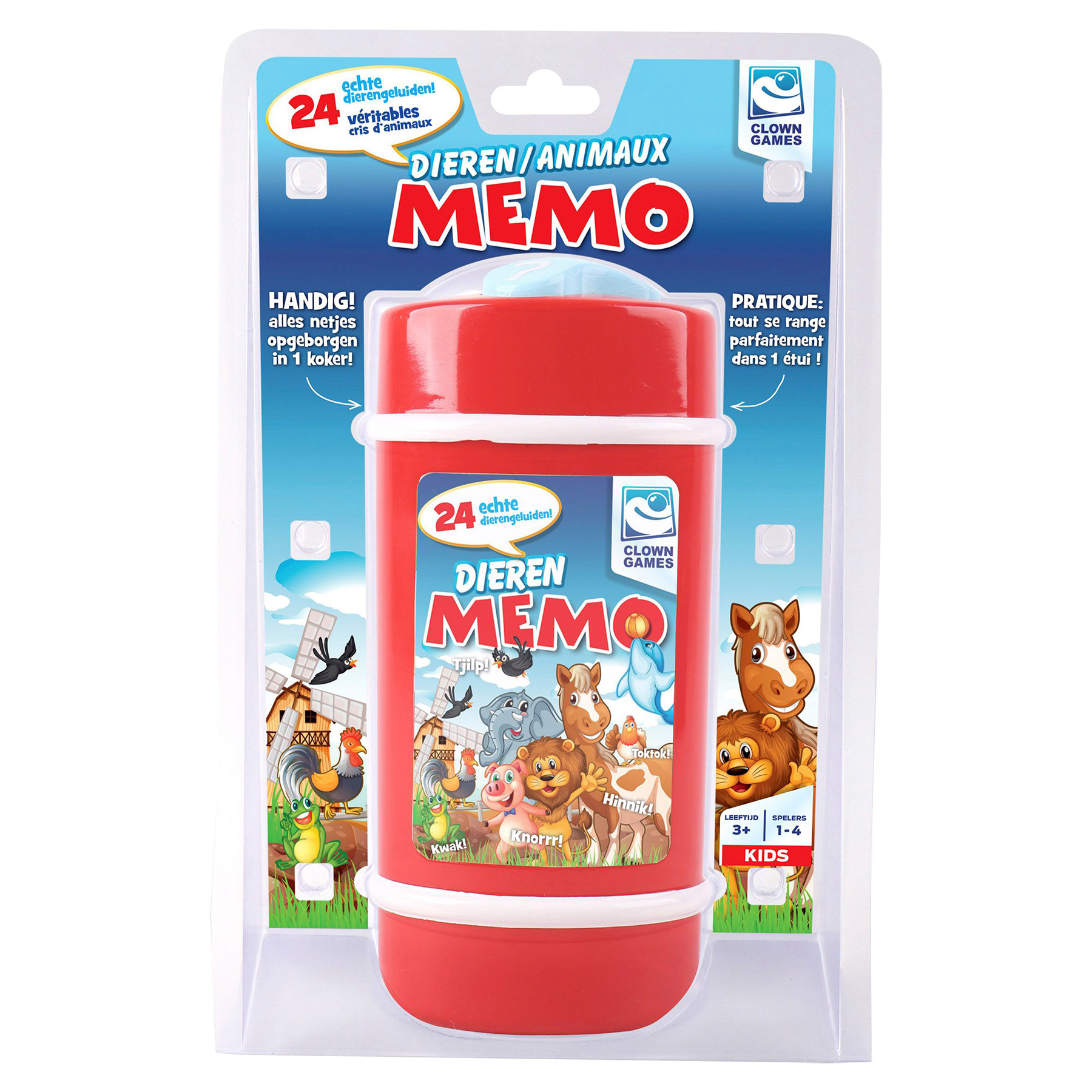 Clown Games - Dieren Memorie - Geluidenspel