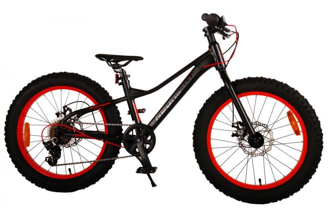 Volare Gradient Kinderfiets - 20 Inch - Zwart / Oranje / Rood - 6 Versnellingen - Prime Collection