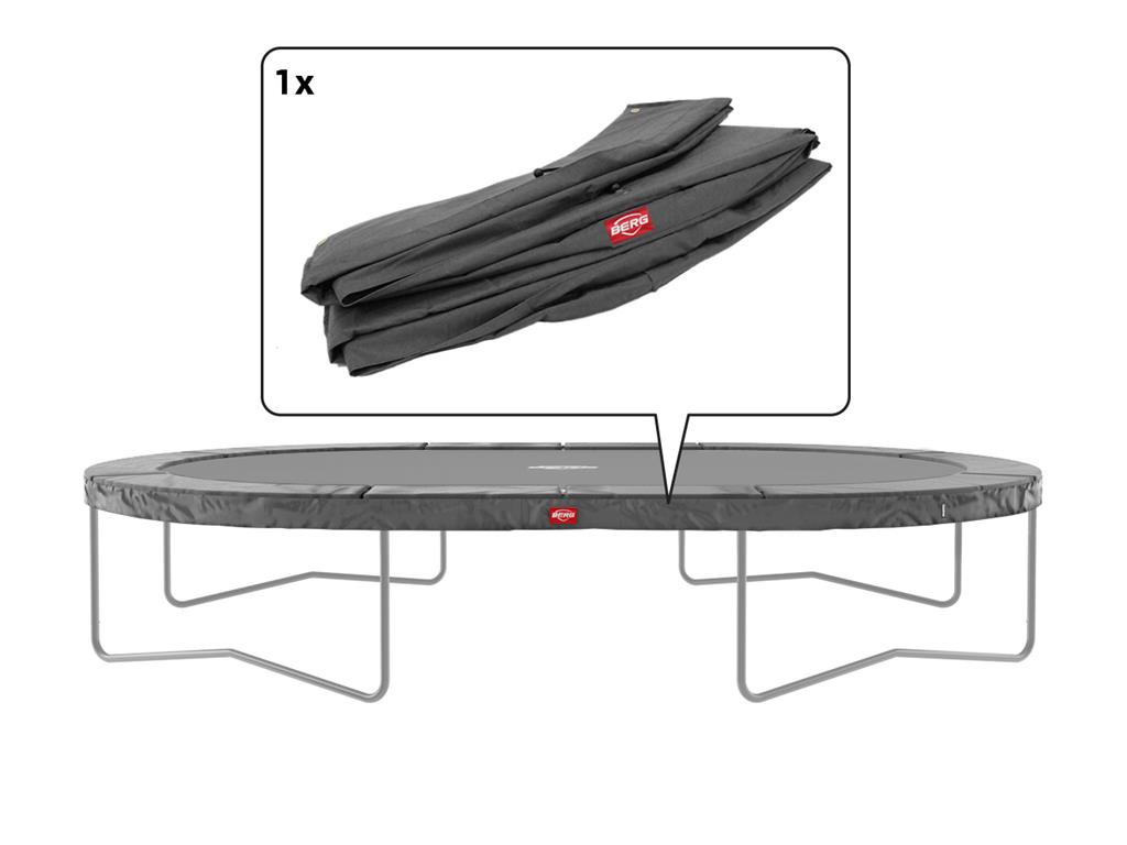 BERG Trampoline Beschermrand Grand Champion  - 470 x 310 cm - Grijs 