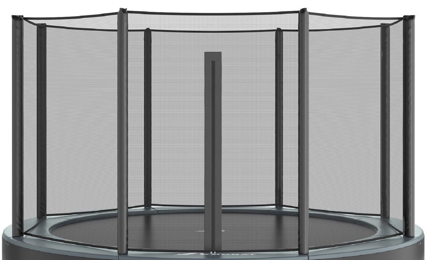 Akrobat Trampoline Veiligheidsnet - Geschikt voor Primus en Orbit - 365 cm - Rond - Set Volledig - Zwart