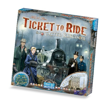 Spel - Ticket to Ride Uitbreiding - Map Collection - UK/Pennsylvania