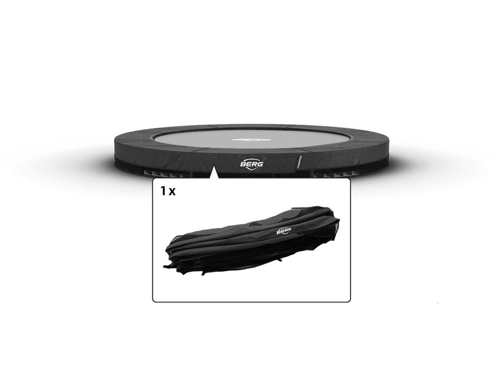 BERG Trampoline Beschermrand Champion - InGround - 330 cm - Grijs
