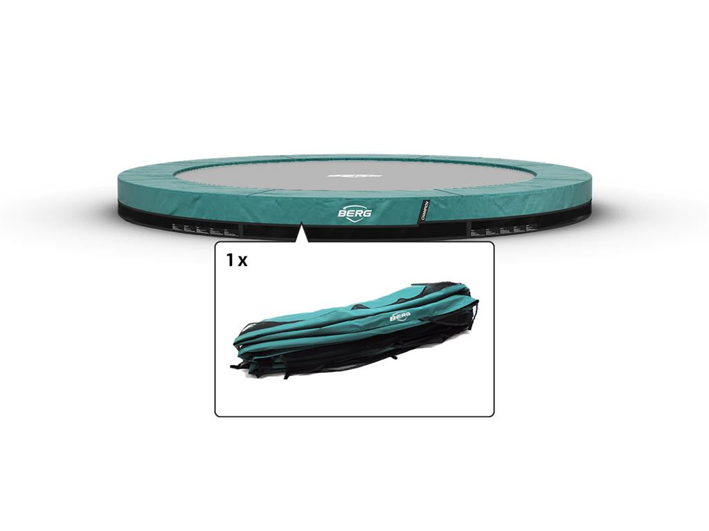 BERG Trampoline Beschermrand Champion - InGround - 430 cm - Groen
