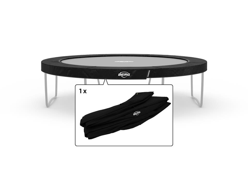 BERG Trampoline Beschermrand Champion - 330 cm - Zwart