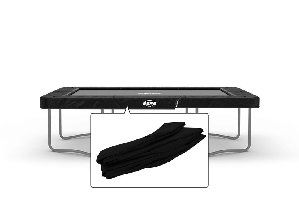 BERG Trampoline Beschermrand Ultim Champion - 330 x 220 cm - Zwart