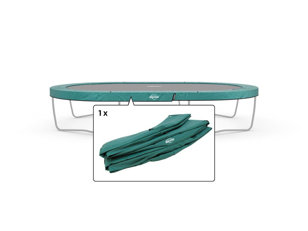 BERG Trampoline Beschermrand Grand Champion - 470 x 310 cm - Groen
