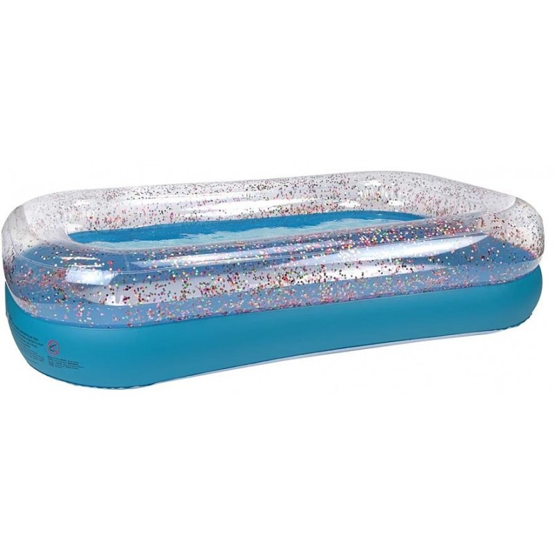 Intex Opblaas Zwembad met Glitters - 2-rings - 211 x 132 x 46 cm