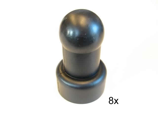 Trampoline vangnet afdekdop 8x voor BERG