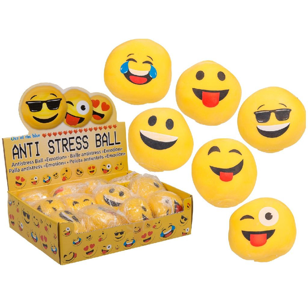 Emoticon Stress Ball - Prijs per Stuk