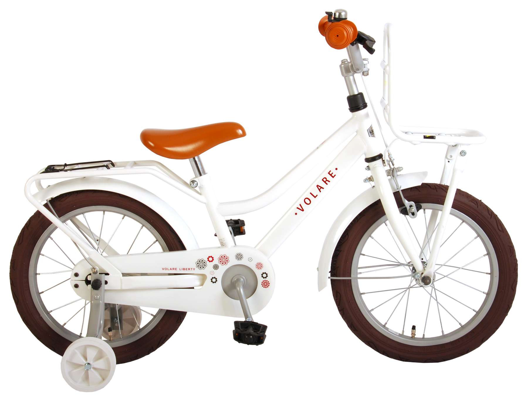 Volare Liberty Kinderfiets - 16 Inch - Wit 
