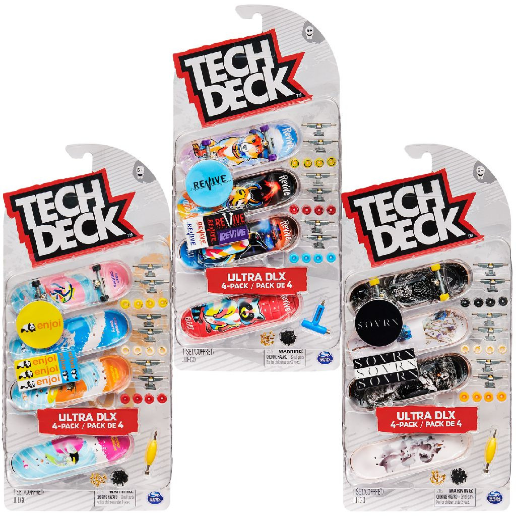 Tech Deck Ultra Dlx 4-Pack - Fingerboard - Prijs per Set
