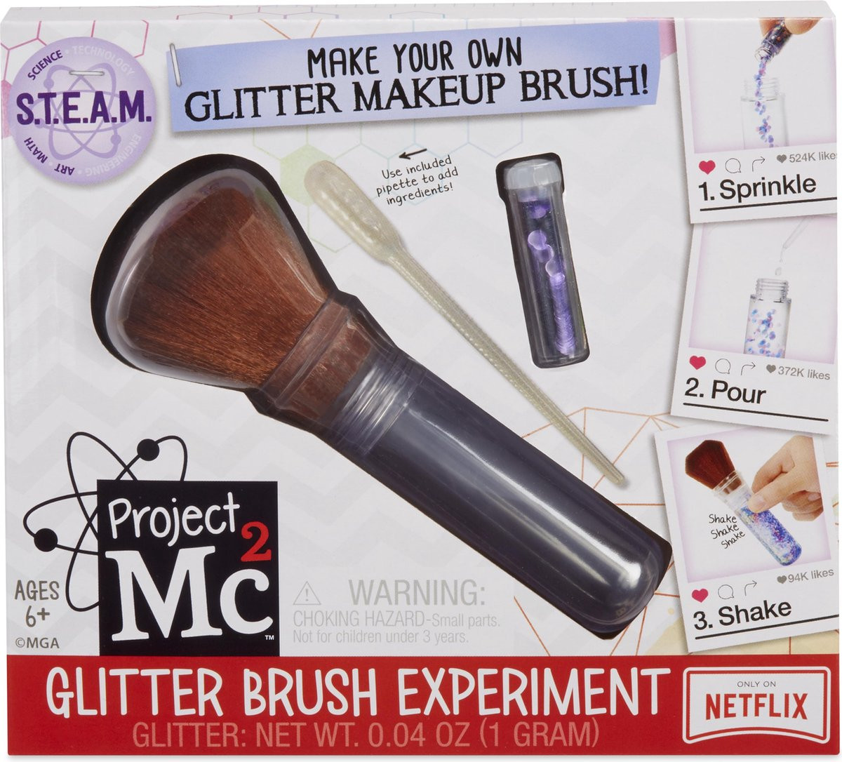 Project Mc2 S.T.E.A.M. Experiment - Glitter Brush
