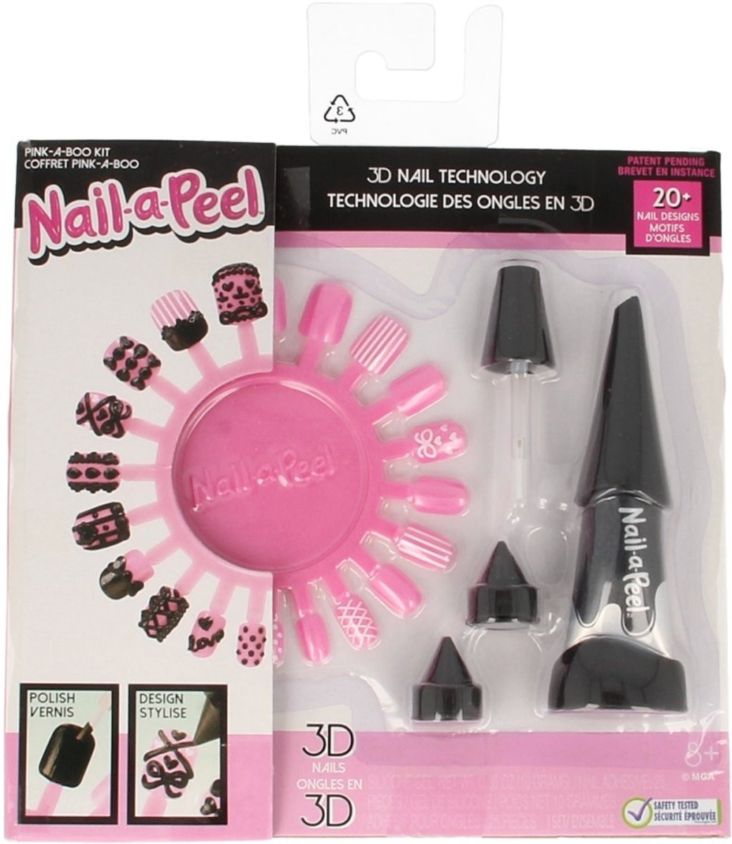 Nail-a-Peel Starter Kit - Pink-a-Boo Kit
