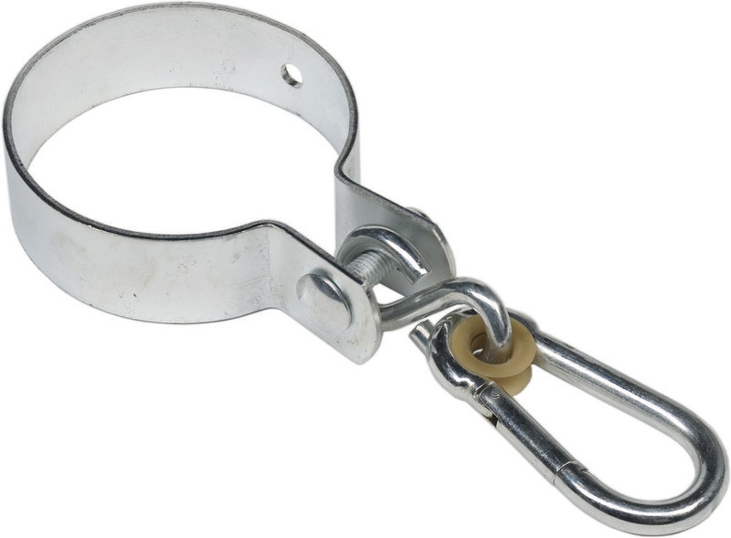 KBT Schommelhaak 'rondom' - diam. 100 - plaat 3 mm - gegalvaniseerd