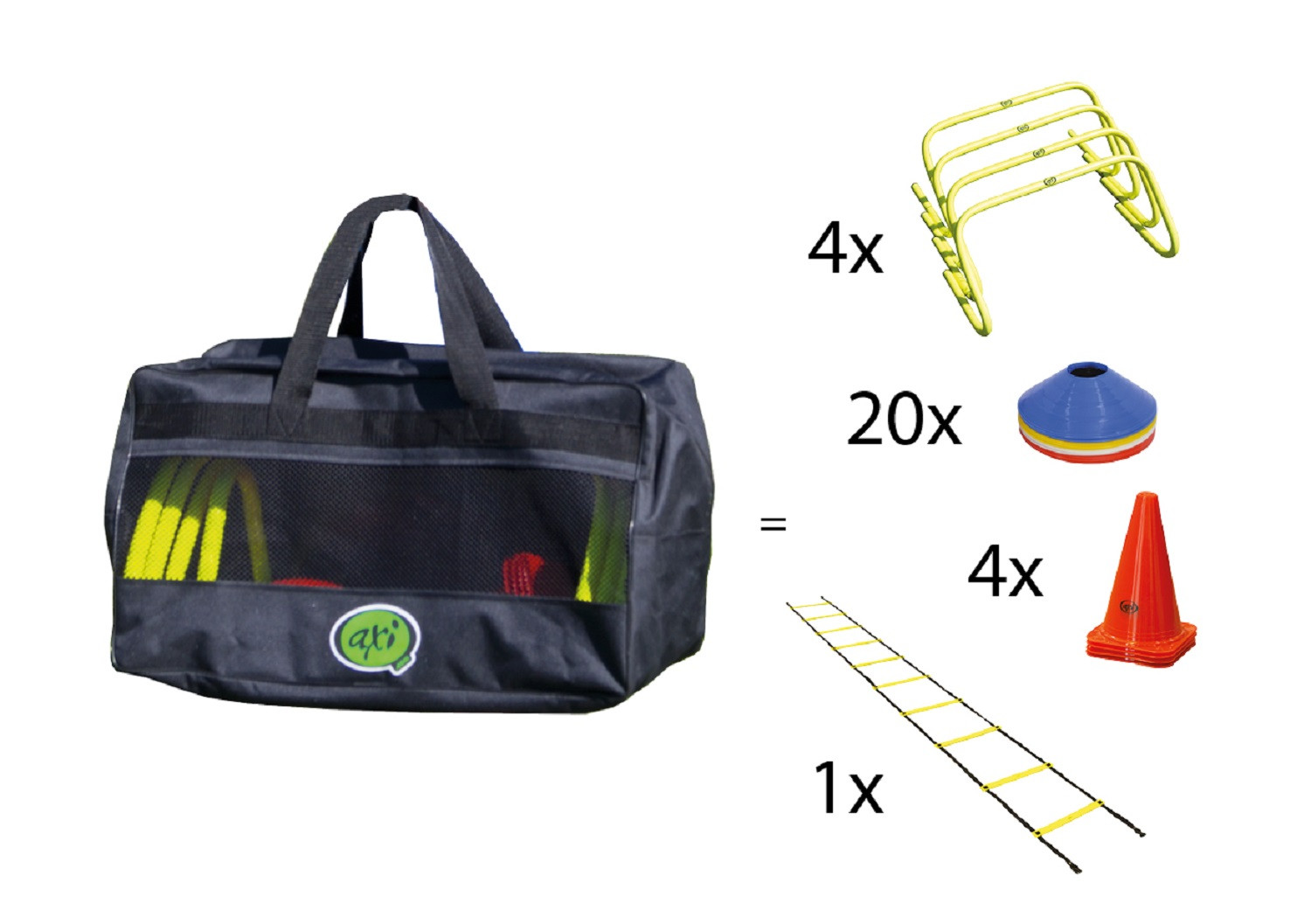 Sporttas 401 met sportuitrusting 