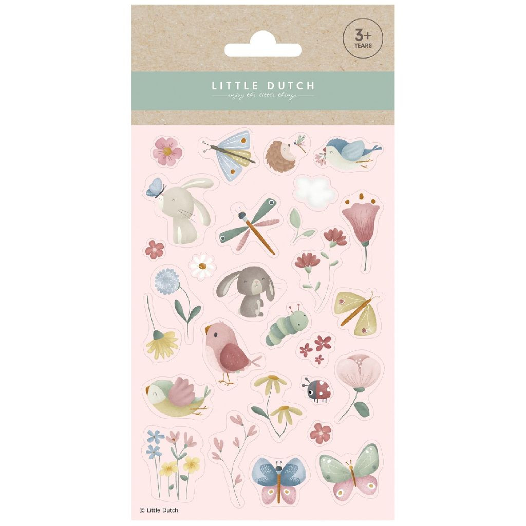 Little Dutch Stickervelletje - Flowers & Butterflies