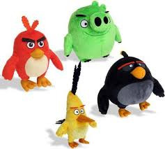 Angry Birds Sleutelhanger- 14 cm - Prijs per Stuk