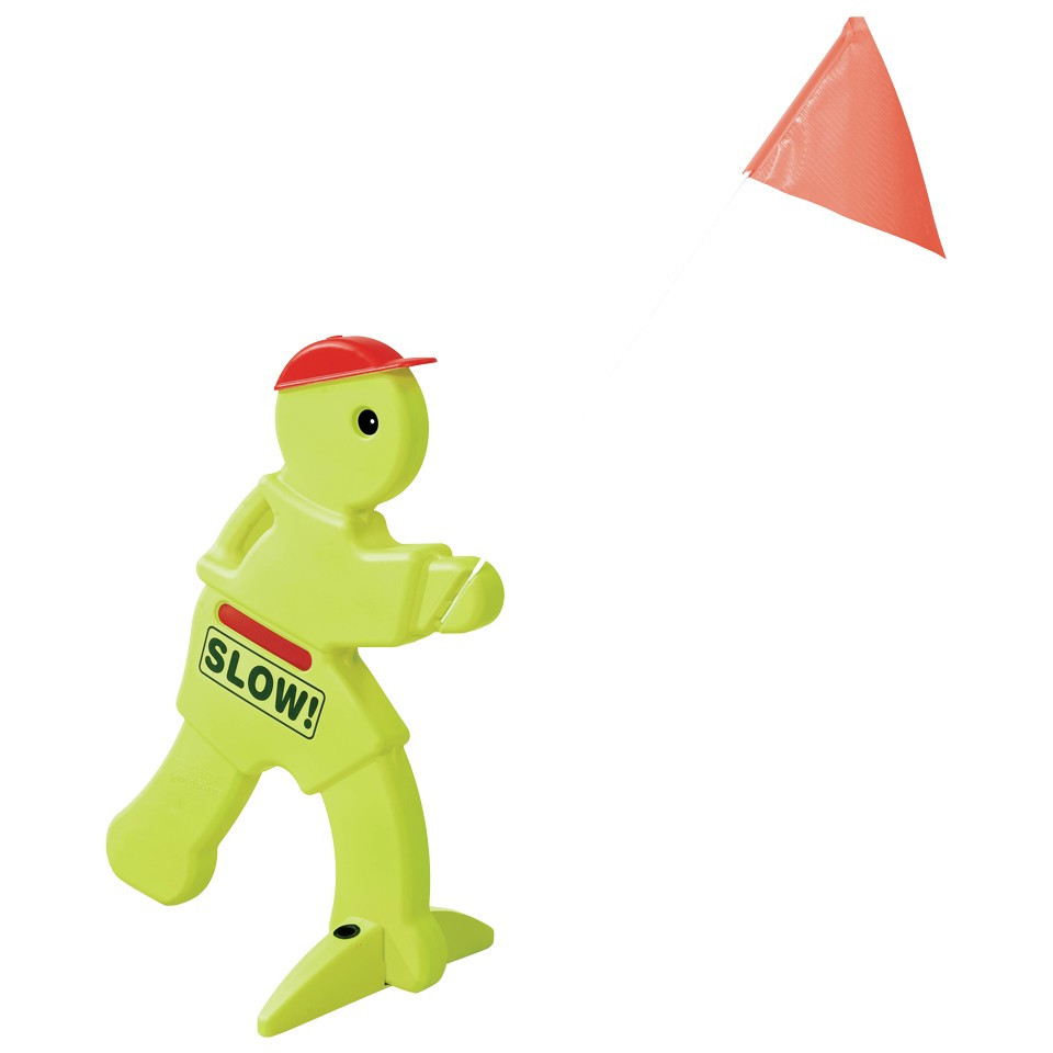 Step2 Victor Veilig - Veiligheidssignaal met waarschuwingsvlag