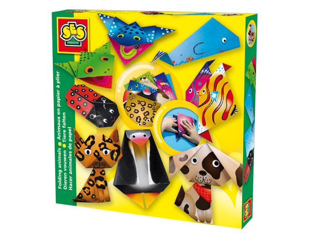 SES 14807 - Dieren Vouwen - Vouwblaadjes 