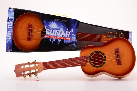 Gitaar met 6 Metalen Snaren - 65 cm