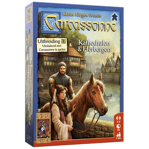 Carcassonne: Kathedralen & Herbergen - Bordspel