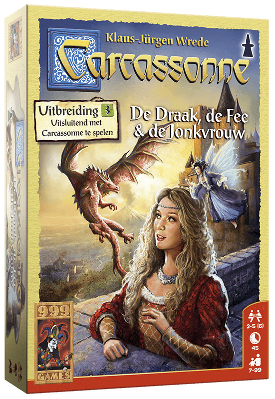 Carcassonne: De Draak, de Fee & Jonkvrouw - Bordspel