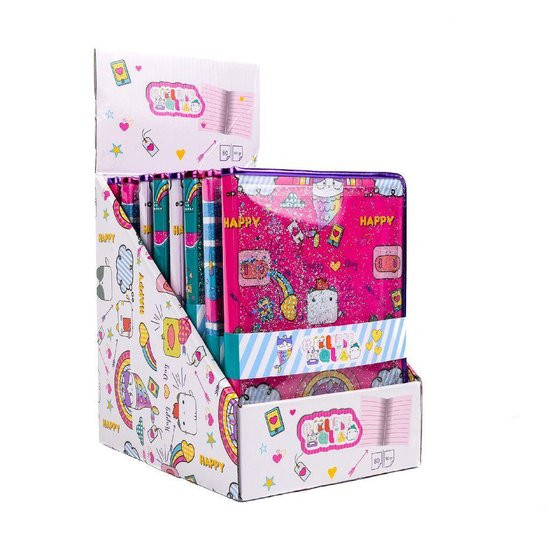 Cubiesquad Notitieboekje met Glitters - Prijs per Stuk