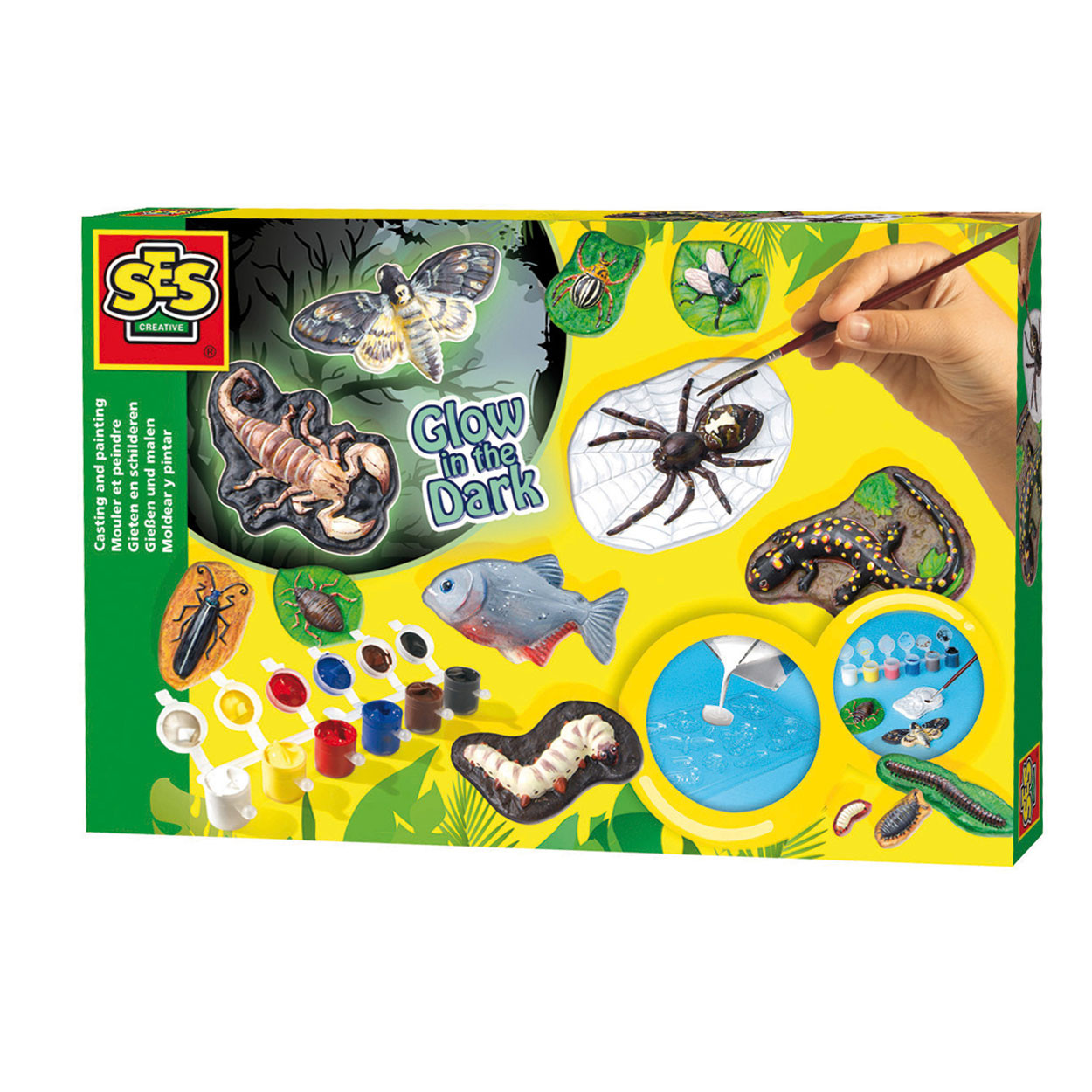 SES Gips Gieten - Enge Beesten - Glow in the Dark