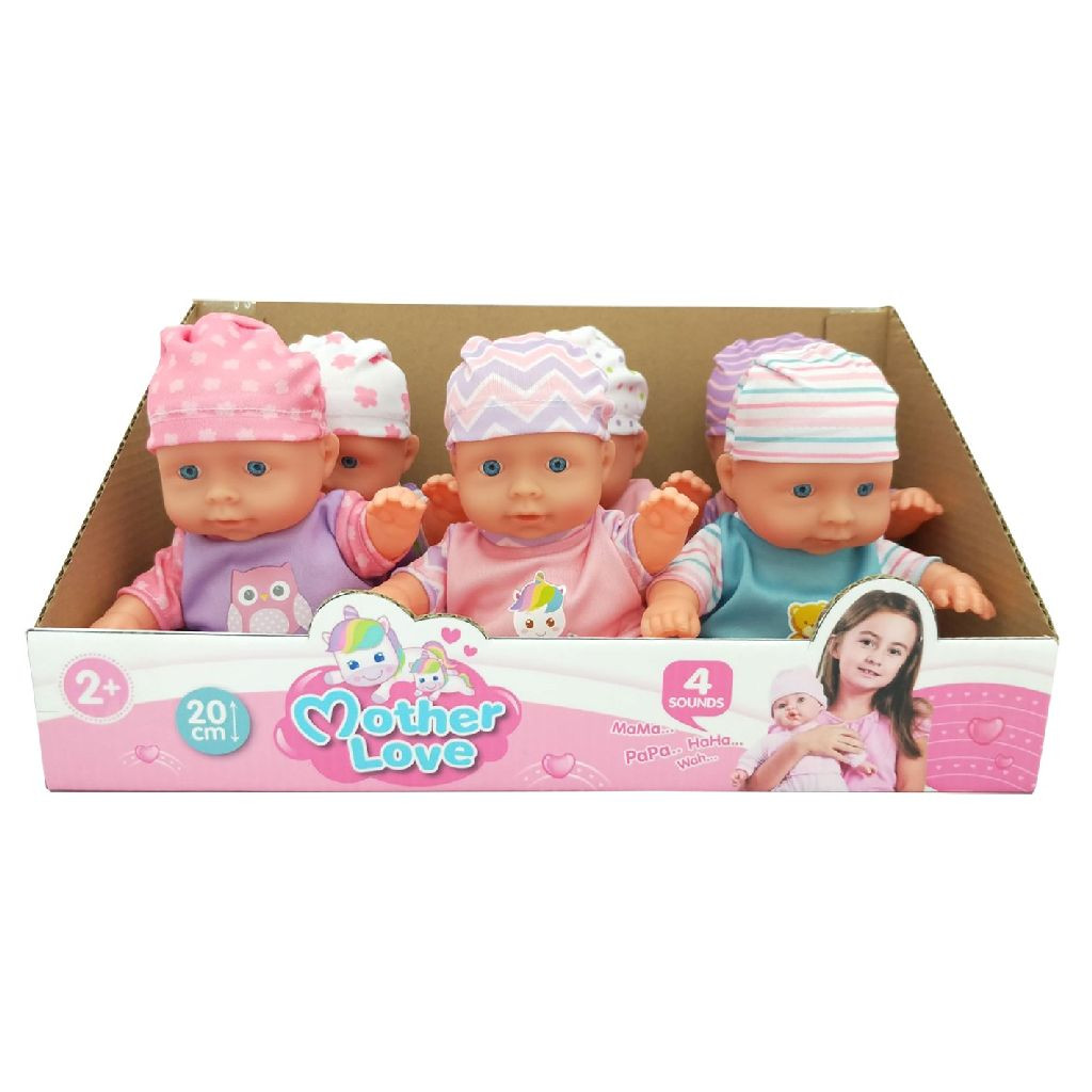 Mother Love Babypop -  20 cm - Prijs per Stuk