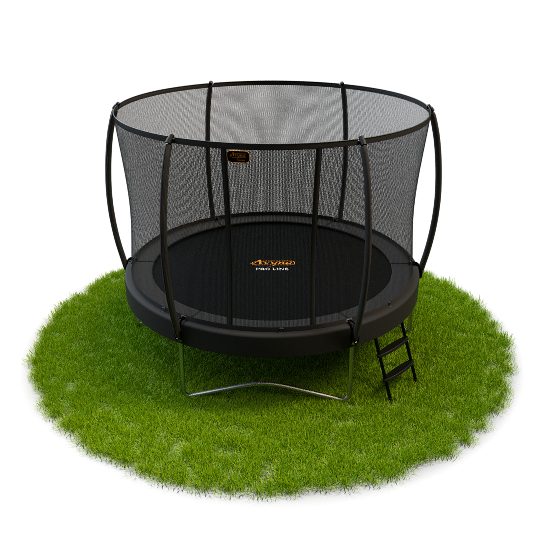 Avyna Trampoline met Veiligheidsnet Pro-Line - ø 305 cm (10ft) - HD Plus Beschermrand - Grijs