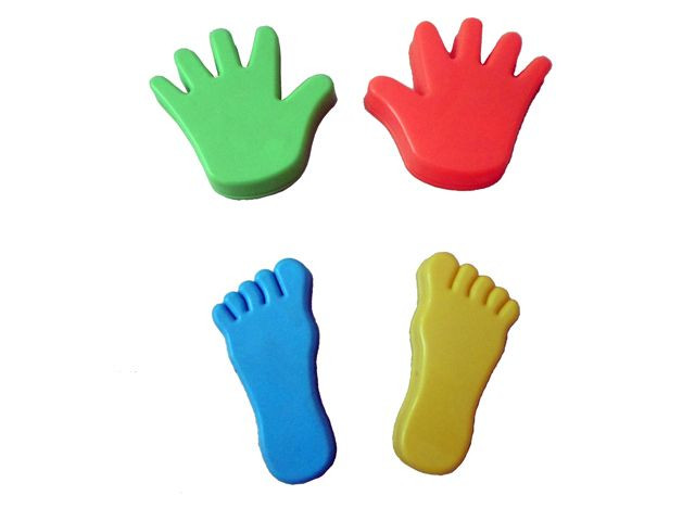 Zandvorm Set Hand + Voet 4 Dlg