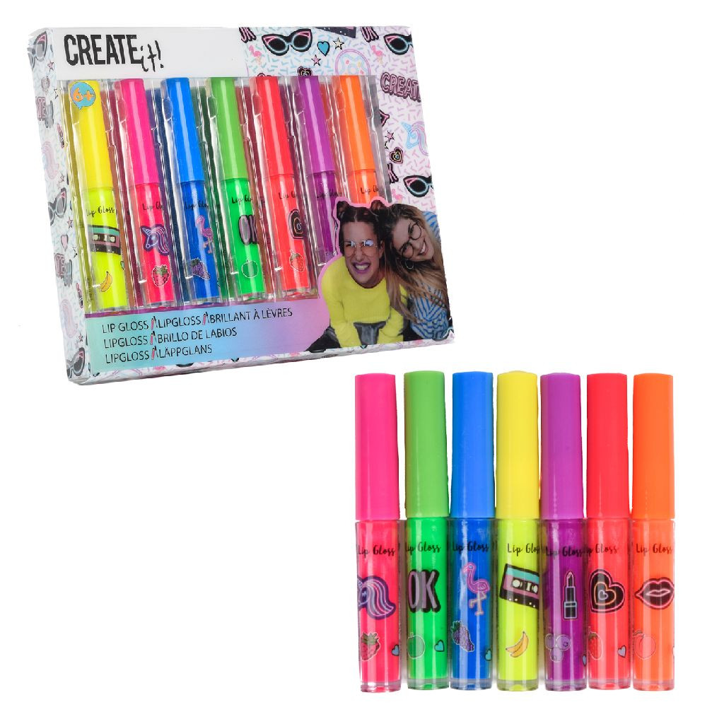 Create It Neon Lipgloss - 7-Pack - Prijs per Stuk