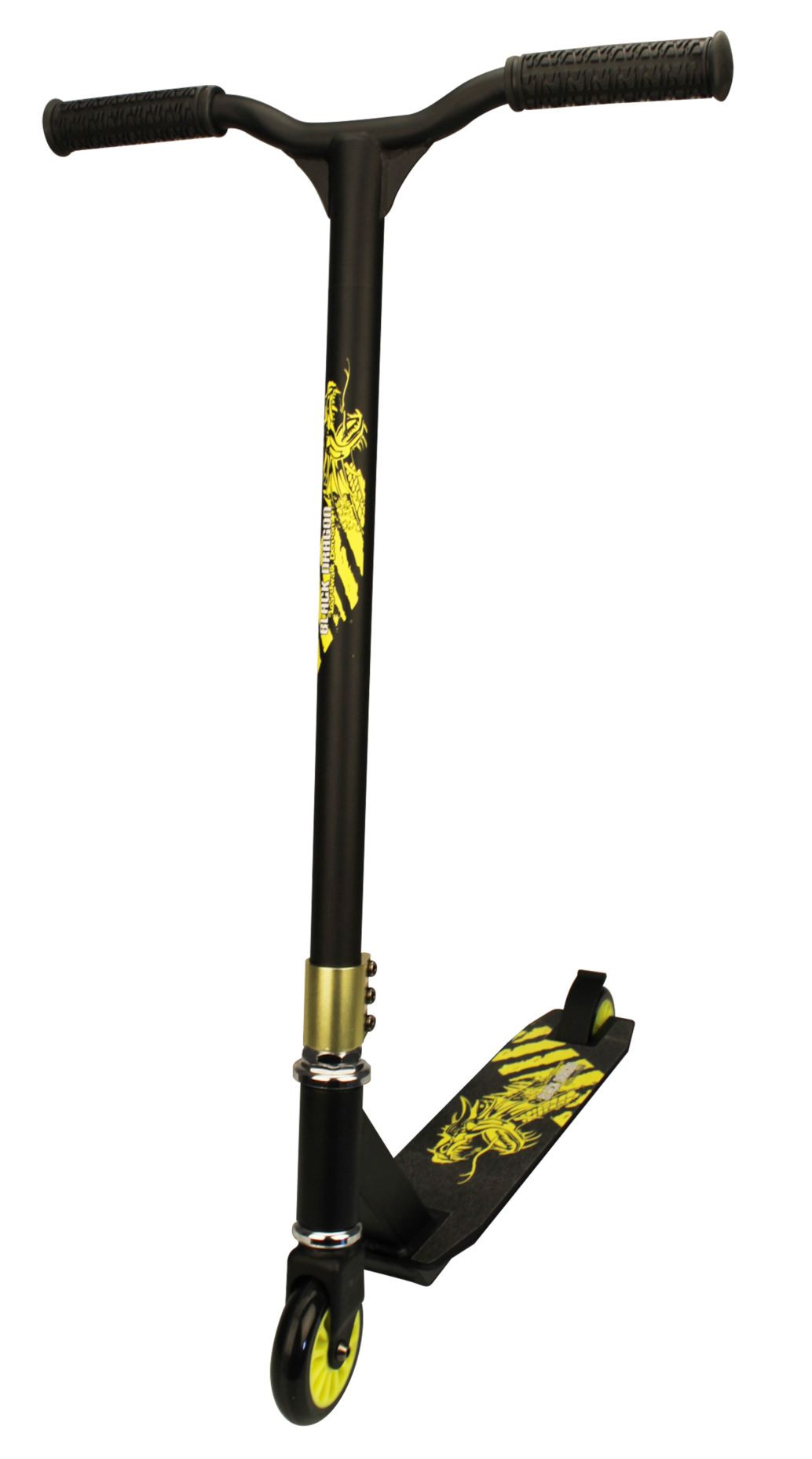 Black Dragon Road Rage Stuntstep - Stunt Scooter - Zwart / Lime